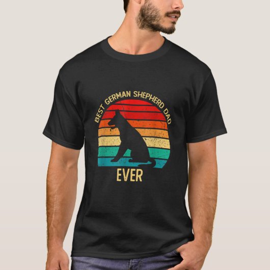 Retro beste Duitse vader ooit cool vader s d T-shirt (Voorkant)