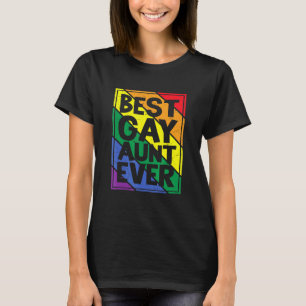 retro beste gay tante ooit bijpassende familie gay t-shirt