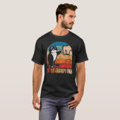 Retro Beste Kat Grootvader Ooit Funny Vuist Bump O T-shirt (Voorkant volledig)