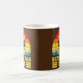 Retro beste kat vader ooit bult voor vader koffiemok (Center)