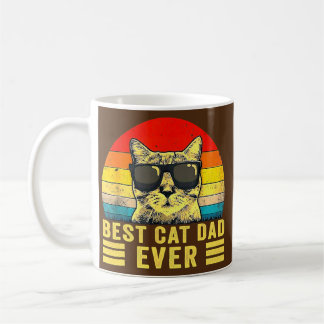 Retro  beste kat vader ooit bult voor vader koffiemok