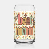 Retro Beste Mam Blikvorm Glas (Achterkant)