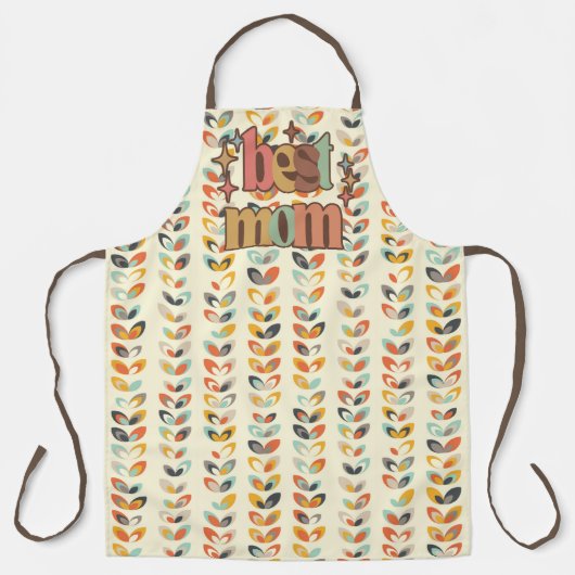  Retro Beste Mam Schort (Voorkant)