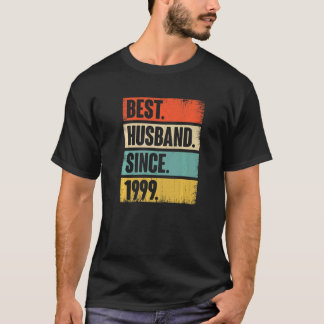Retro beste man sinds 1999 23e bruiloft animers t-shirt