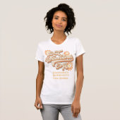 Retro Beste Meisje's Weekend Ever 70s Bachelorette T-shirt (Voorkant volledig)