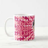 Retro beste moeder ooit gepersonaliseerde foto Moe Koffiemok (Links)