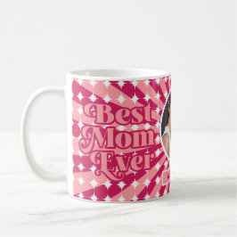 Retro beste moeder ooit gepersonaliseerde foto Moe Koffiemok