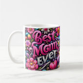 Retro Beste Moeder Ooit Koffiemok (Links)