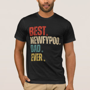 Retro Beste Newypoo Papa Ooit Grunge Grappig T-shirt