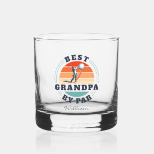 Retro beste opa door par vaders dag gepersonalisee whisky glas