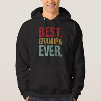 Retro  Beste Opa Ooit Nieuw Papa Leven Vecht Hoodie