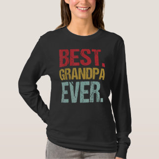 Retro  Beste Opa Ooit Nieuw Papa Leven Vecht T-shirt