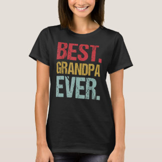 Retro  Beste Opa Ooit Nieuw Papa Leven Vecht T-shirt