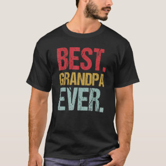 Retro Beste Opa Ooit Nieuw Papa Leven Vecht T-shirt