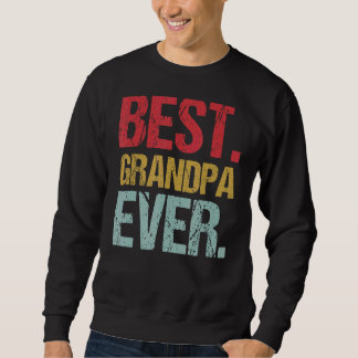 Retro  Beste Opa Ooit Nieuw Papa Leven Vecht Trui