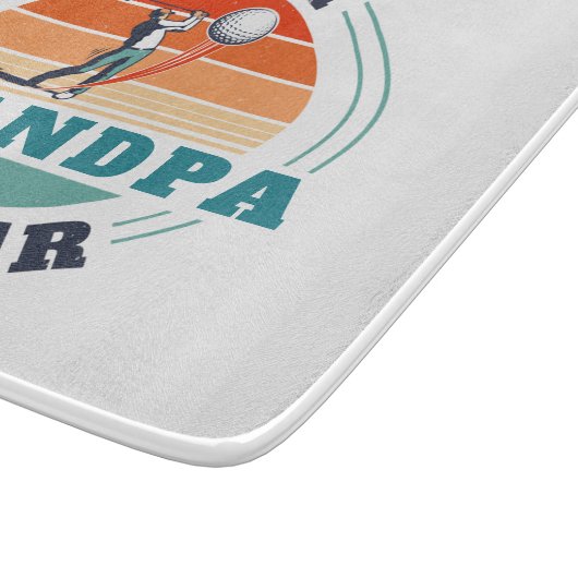 Retro Beste opa op de dag van de Aangepaste vaders Snijplank (Hoek)