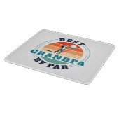 Retro Beste opa op de dag van de Aangepaste vaders Snijplank (Hoek)