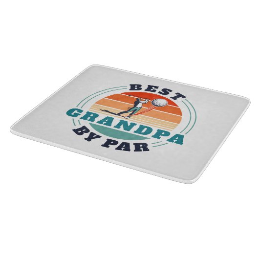 Retro Beste opa op de dag van de Aangepaste vaders Snijplank (Hoek)