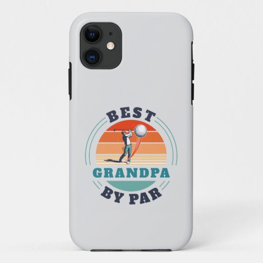 Retro Beste opa op Par Custom Parents Day Case-Mate iPhone Case (Achterkant)