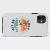Retro Beste opa op Par Custom Parents Day Case-Mate iPhone Case (Achterkant (horizontaal))