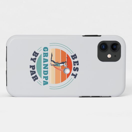 Retro Beste opa op Par Custom Parents Day Case-Mate iPhone Case (Achterkant (horizontaal))