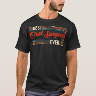 Retro Beste Orale Chirurg Ever Werelden Groter T-shirt