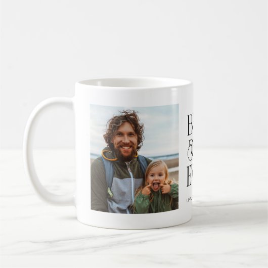 Retro beste papa ooit foto koffie Mok (Links)