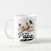 Retro Beste Papa ooit Foto Koffiemok (Links)