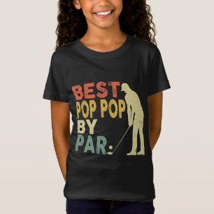 Retro  beste Pop Pop door Par Golf vaders Da T-shirt