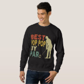 Retro beste Pop Pop door Par Golf vaders Da Trui (Voorkant volledig)