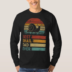 Retro Beste Slak Papa Ooit Shirten Dieren L T-shirt