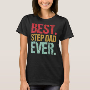 Retro  Beste Stap Papa Ooit Nieuw Papa Life Fat T-shirt