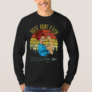 Retro Beste Tante Ooit Tante Moederdag T-shirt