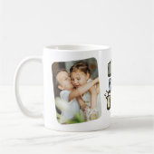 Retro Beste vader ooit 2 Foto Koffiemok (Links)