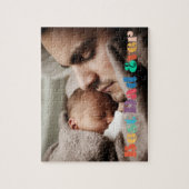 Retro  Beste vader ooit Vaderdag Legpuzzel (Verticaal)