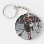 Retro Besties Fotovriendschap Sleutelhanger (Voorkant)