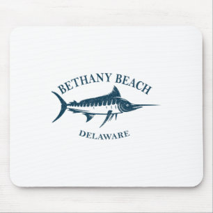 Retro Bethany Beach Delaware Vissen Boati Muismat