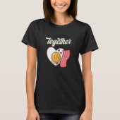 Retro Better Together Funny Valentines Day Couple T-shirt (Voorkant)