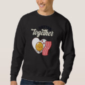 Retro Better Together Funny Valentines Day Couple  Trui (Voorkant)