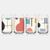 Retro Beverage Can glaswerk ontwerp Blikvorm Glas (Achterkant)