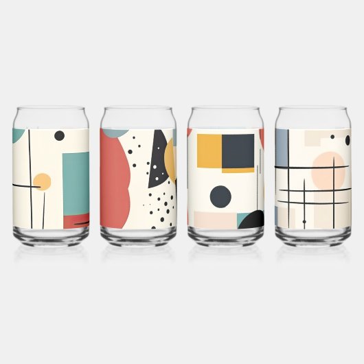 Retro Beverage Can glaswerk ontwerp Blikvorm Glas (Rechts)