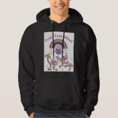 Retro Bevrijd Je Geest Hoodie (Voorkant)