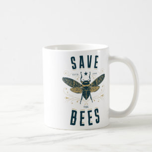 Retro Bewaar de Bijen Bijenstal Shirt Bijenimker O Koffiemok