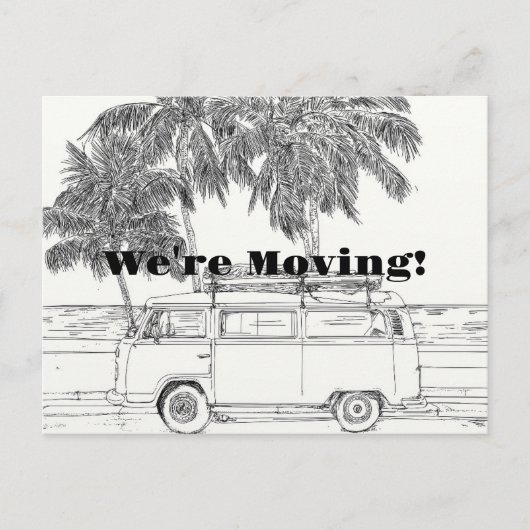 RETRO-BEWEGEND BRIEFKAART (Voorkant)