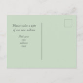 Retro bewegende aankondiging woestijnlandschap Pop Briefkaart (Achterkant)