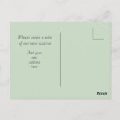 Retro bewegende aankondiging woestijnlandschap Pop Briefkaart (Achterkant)