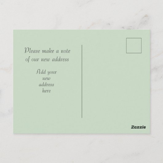 Retro bewegende aankondiging woestijnlandschap Pop Briefkaart (Achterkant)