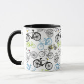 Retro Bicycle Bike Patroon Mok (Links)