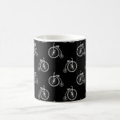 Retro Bicycle Seamless Pattern Koffiemok (Center)