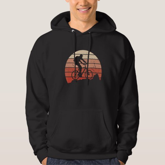 Retro Bicycle Sun Hoodie (Voorkant)